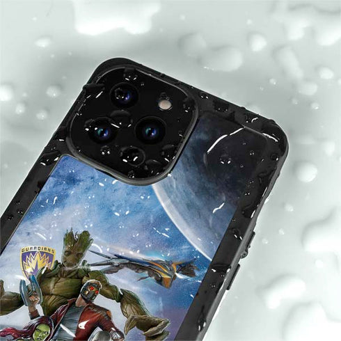 Marvel Guardians of the Galaxy Galactic Mission iPhone 14 Pro Waterproof Case
