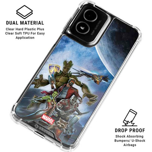 Marvel Guardians of the Galaxy Galactic Mission Moto G Power 5G (2024) Clear Case