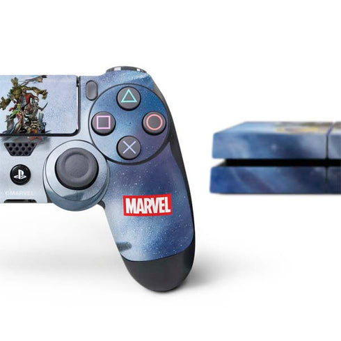 Marvel Guardians of the Galaxy Galactic Mission PS4 Console and Controller Bundle Skin