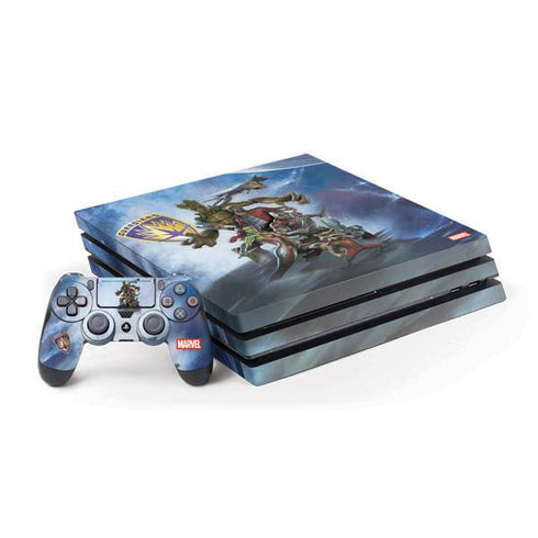 Marvel Guardians of the Galaxy Galactic Mission PS4 Pro Bundle Skin