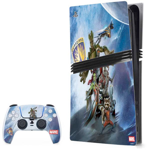 Marvel Guardians of the Galaxy Galactic Mission PS5 Pro Bundle Skin