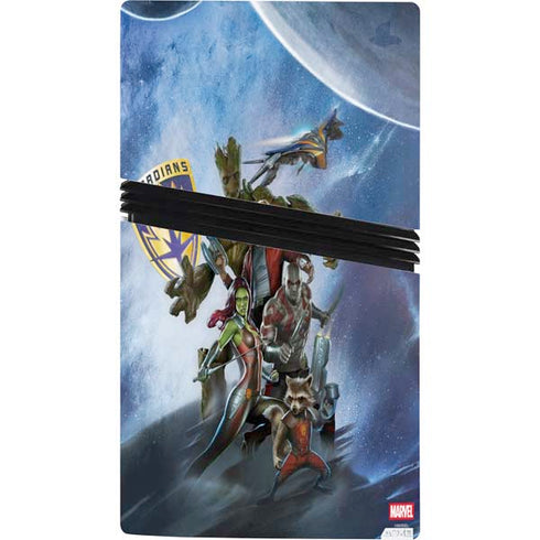 Marvel Guardians of the Galaxy Galactic Mission PS5 Pro Console Skin