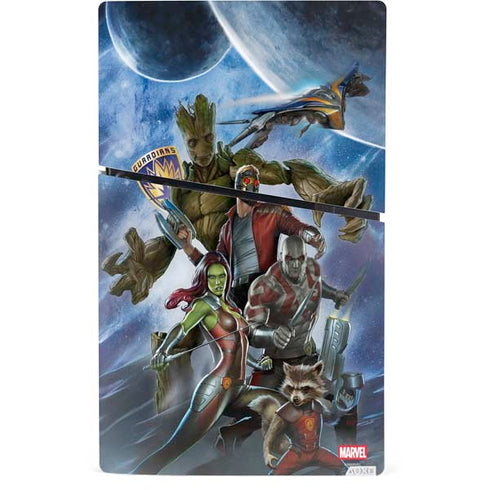 Marvel Guardians of the Galaxy Galactic Mission PS5 Slim Digital Edition Console Skin