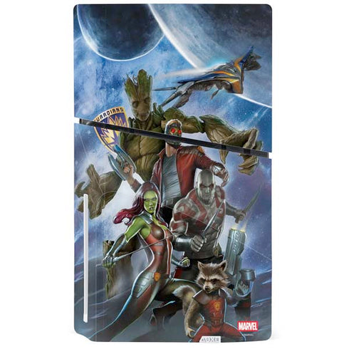 Marvel Guardians of the Galaxy Galactic Mission PS5 Slim Disk Bundle Skin