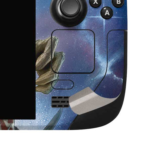 Marvel Guardians of the Galaxy Galactic Mission Steam Deck Handheld Gaming Computer OLED Skin