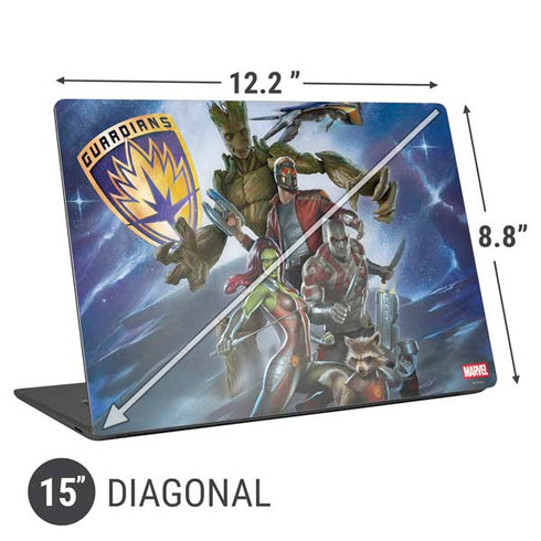 Marvel Guardians of the Galaxy Galactic Mission Universal Laptop 15in (12.2 x 8.8in) Skin