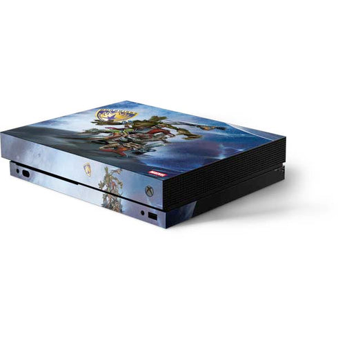 Marvel Guardians of the Galaxy Galactic Mission Xbox One X Console Skin