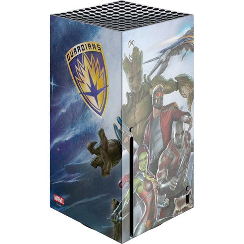 Marvel Guardians of the Galaxy Galactic Mission Xbox Series X Console Skin
