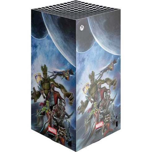 Marvel Guardians of the Galaxy Galactic Mission XBox Series X Digital Edition Console Skin