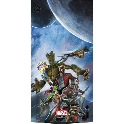 Marvel Guardians of the Galaxy Galactic Mission XBox Series X Digital Edition Console Skin