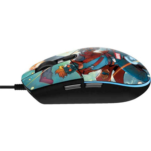 Marvel Star-Lord Galactic Showdown G203 Prodigy RGB Wired Gaming Mouse Skin