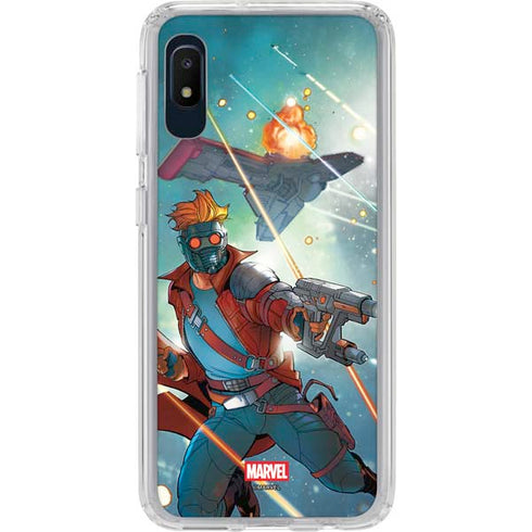 Marvel Star-Lord Galactic Showdown Galaxy A10e Clear Case