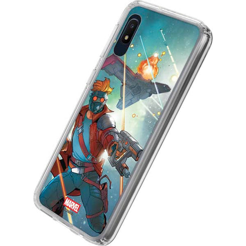 Marvel Star-Lord Galactic Showdown Galaxy A10e Clear Case