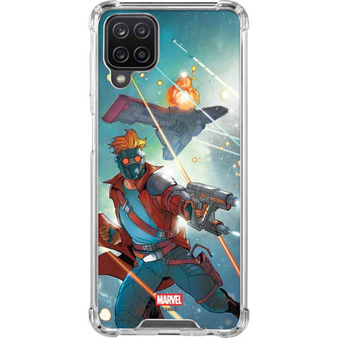 Marvel Star-Lord Galactic Showdown Galaxy A12 Clear Case