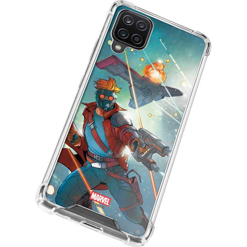 Marvel Star-Lord Galactic Showdown Galaxy A12 Clear Case
