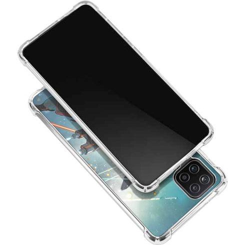 Marvel Star-Lord Galactic Showdown Galaxy A12 Clear Case