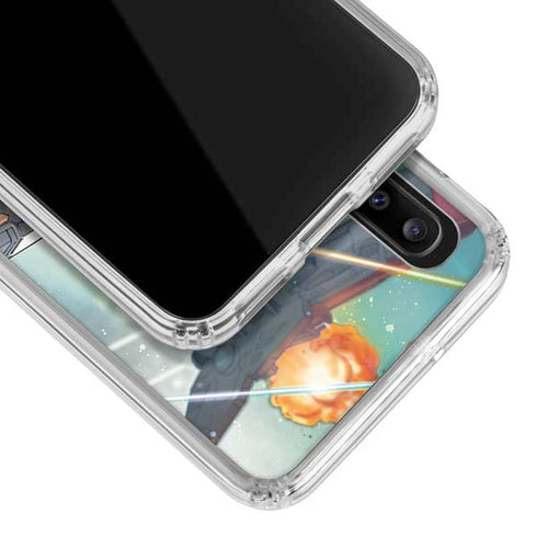 Marvel Star-Lord Galactic Showdown Galaxy A20 Clear Case