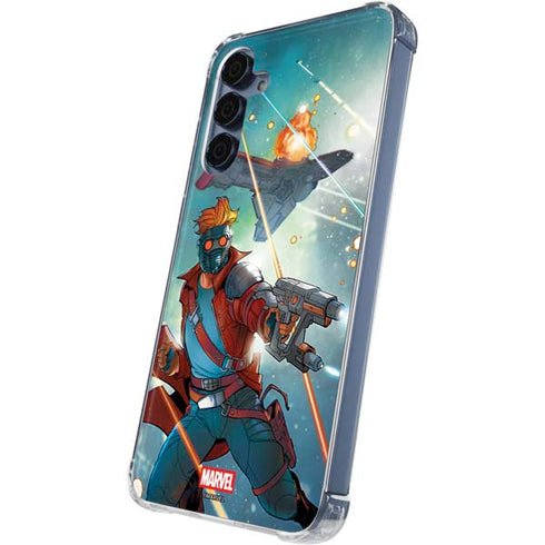 Marvel Star-Lord Galactic Showdown Galaxy A35 5G Clear Case