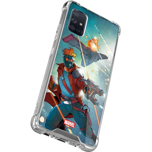 Marvel Star-Lord Galactic Showdown Galaxy A71 5G Clear Case