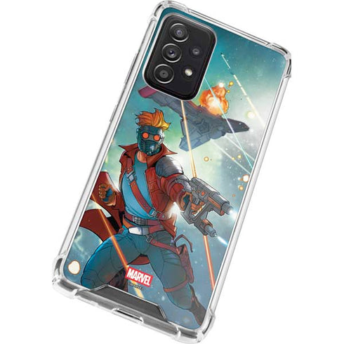 Marvel Star-Lord Galactic Showdown Galaxy A72 5G Clear Case