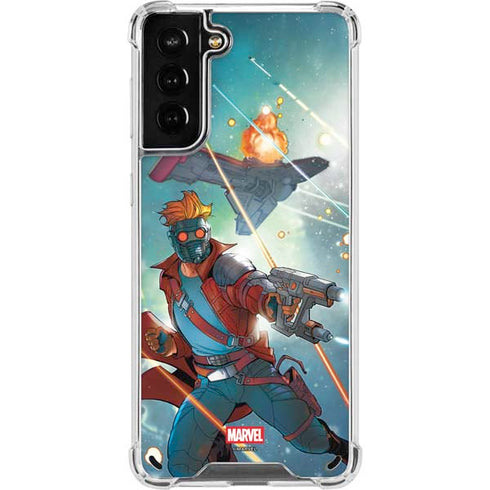 Marvel Star-Lord Galactic Showdown Galaxy S21 Plus 5G Clear Case