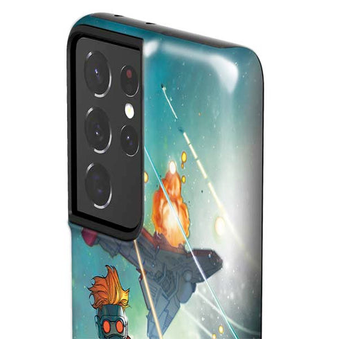 Marvel Star-Lord Galactic Showdown Galaxy S21 Ultra 5G Pro Case