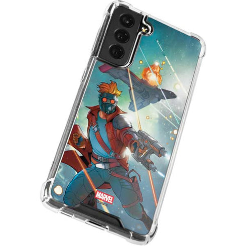 Marvel Star-Lord Galactic Showdown Galaxy S22 Plus Clear Case