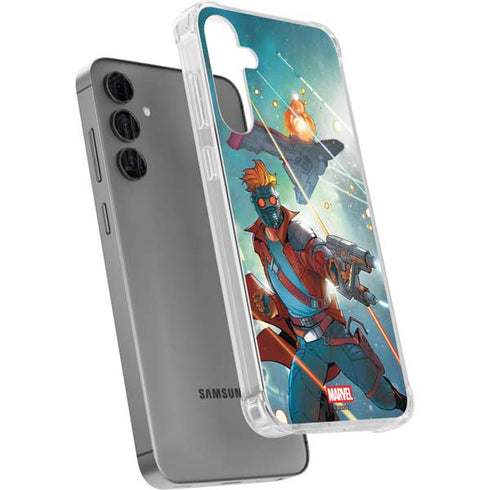 Marvel Star-Lord Galactic Showdown Galaxy S24 Plus Clear Case