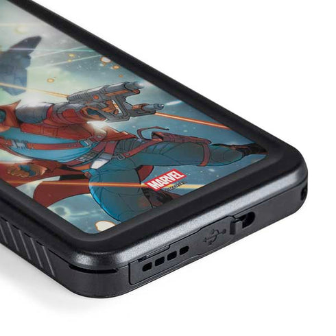 Marvel Star-Lord Galactic Showdown Galaxy S24 Plus Waterproof Case