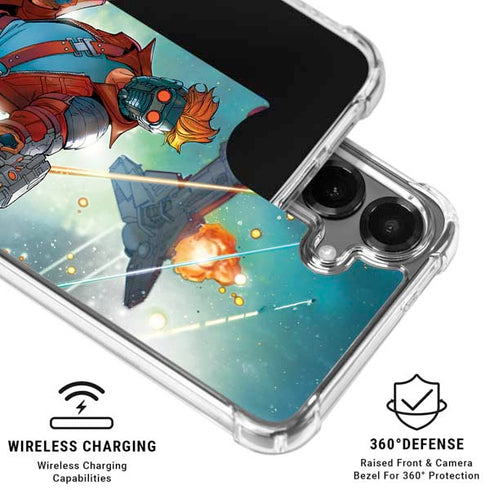 Marvel Star-Lord Galactic Showdown Galaxy S26 Clear Case