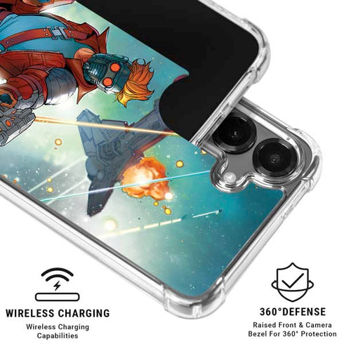 Marvel Star-Lord Galactic Showdown Galaxy S26 Plus Clear Case
