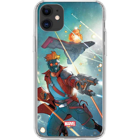 Marvel Star-Lord Galactic Showdown iPhone 11 Clear Case