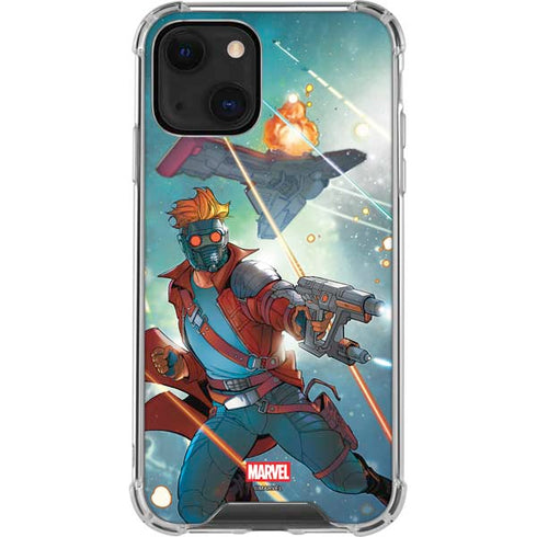 Marvel Star-Lord Galactic Showdown iPhone 13 Mini Clear Case