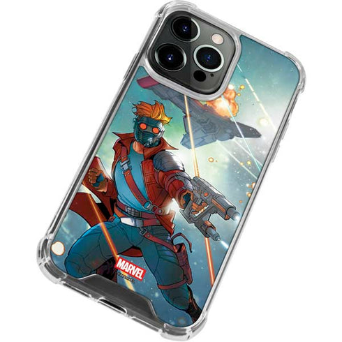 Marvel Star-Lord Galactic Showdown iPhone 13 Pro Max Clear Case