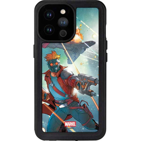 Marvel Star-Lord Galactic Showdown iPhone 14 Pro Max Waterproof Case