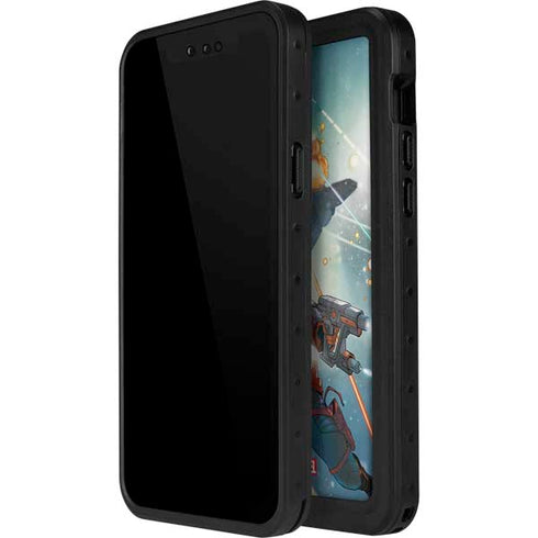 Marvel Star-Lord Galactic Showdown iPhone 14 Pro Max Waterproof Case