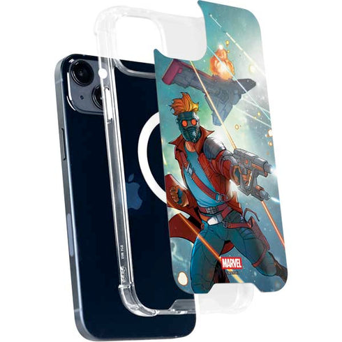 Marvel Star-Lord Galactic Showdown iPhone 15 Plus MagSafe Case