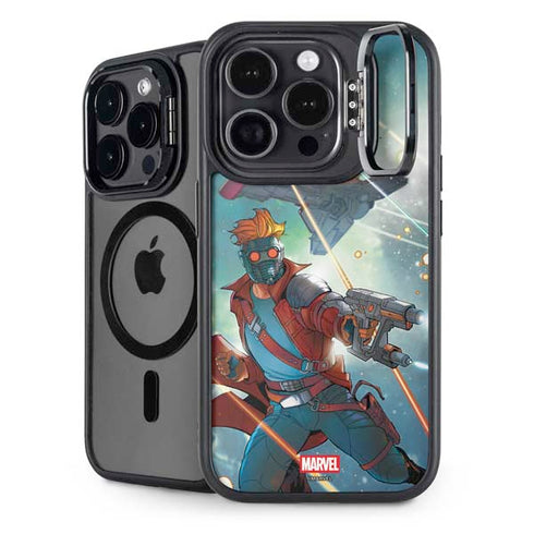 Marvel Star-Lord Galactic Showdown iPhone 15 Pro Max Kickstand Case