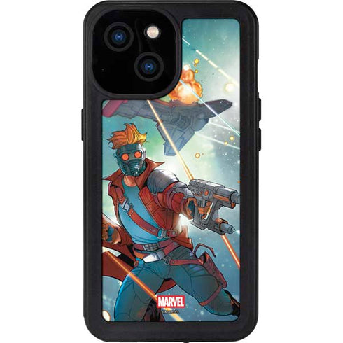 Marvel Star-Lord Galactic Showdown iPhone 15 Waterproof Case