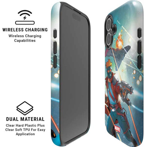 Marvel Star-Lord Galactic Showdown iPhone 16 Magsafe Impact Case