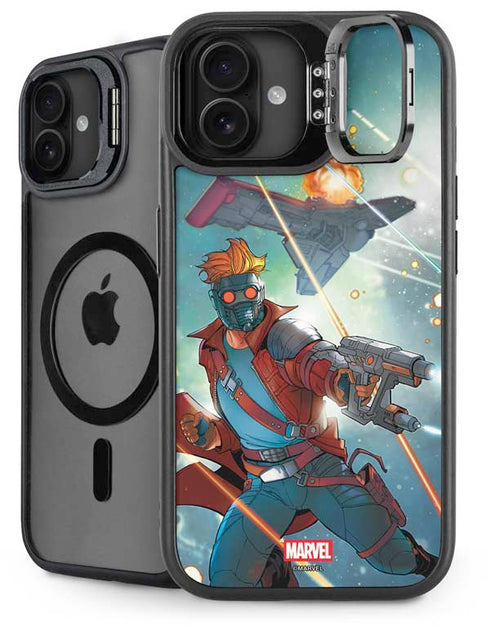 Marvel Star-Lord Galactic Showdown iPhone 16 Plus Kickstand Case