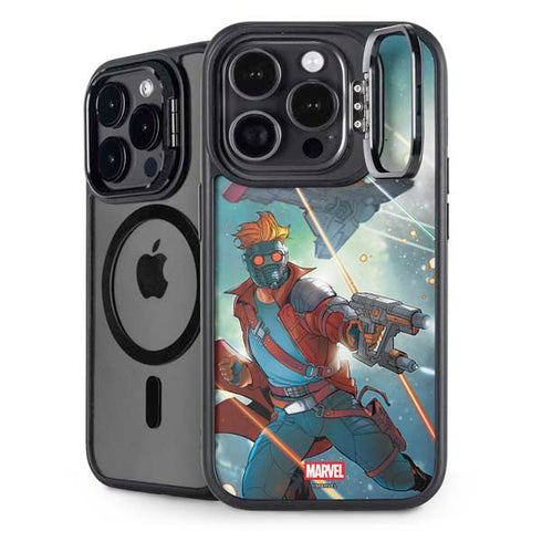 Marvel Star-Lord Galactic Showdown iPhone 16 Pro Max Kickstand Case