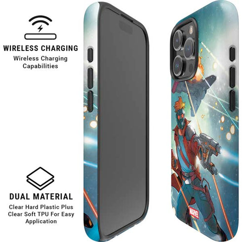 Marvel Star-Lord Galactic Showdown iPhone 16 Pro Max Magsafe Impact Case