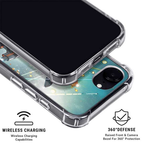 Marvel Star-Lord Galactic Showdown iPhone 16e Clear Case