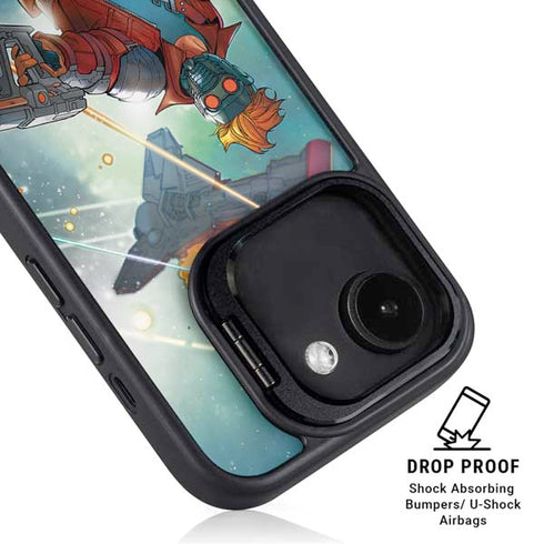 Marvel Star-Lord Galactic Showdown iPhone 16e Kickstand Case