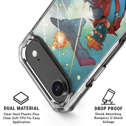Marvel Star-Lord Galactic Showdown iPhone 17 Air Clear Case