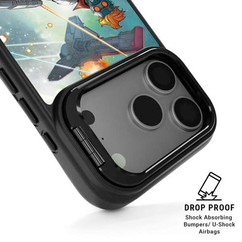 Marvel Star-Lord Galactic Showdown iPhone 17 Pro Max Kickstand Case