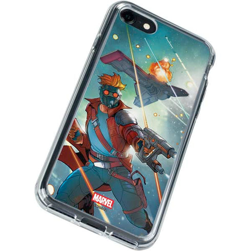 Marvel Star-Lord Galactic Showdown iPhone SE (2nd & 3rd Gen) Clear Case