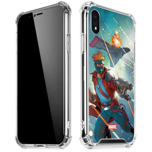 Marvel Star-Lord Galactic Showdown iPhone XR Clear Case
