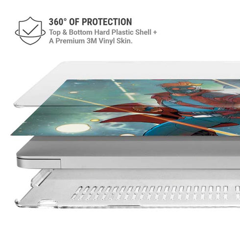 Marvel Star-Lord Galactic Showdown MacBook Pro 15in (2016-19) Case plus Skin